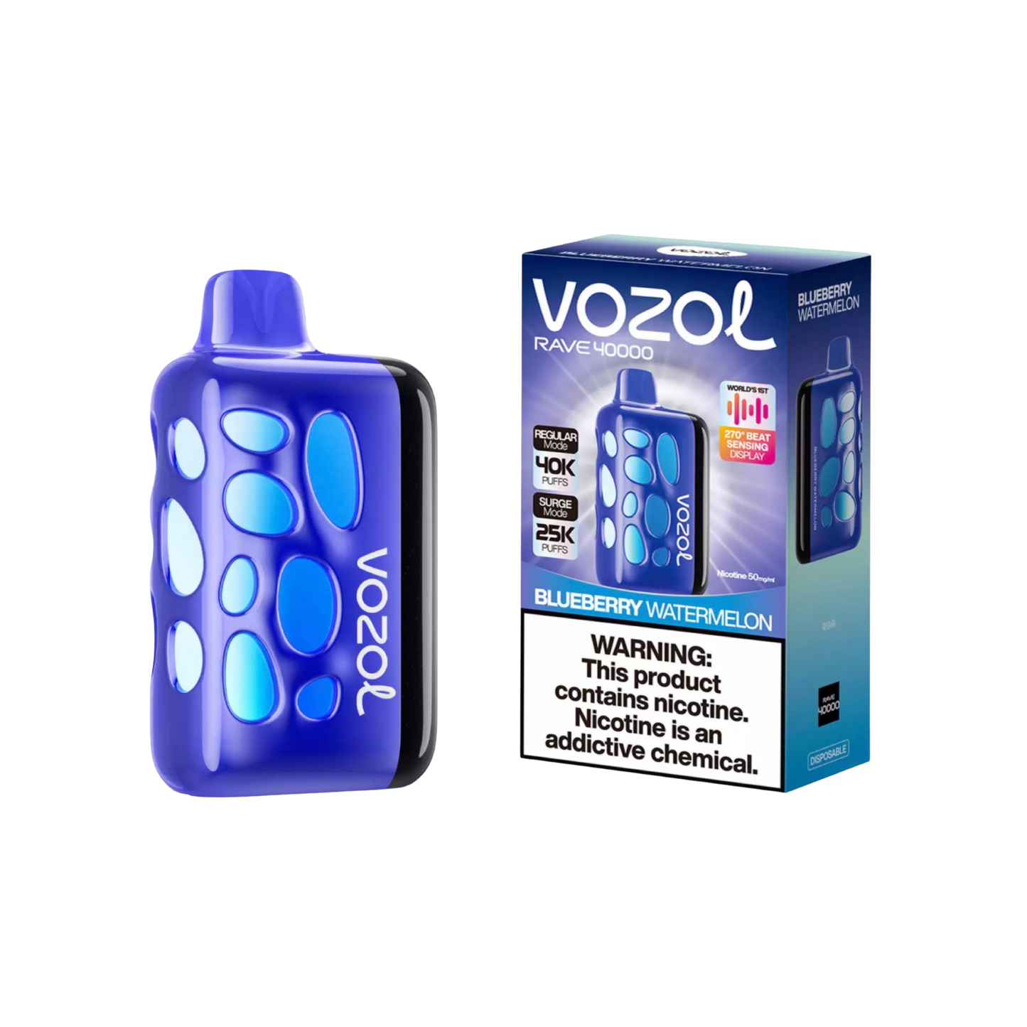 Vozol Rave 40000 | Blueberry Watermelon