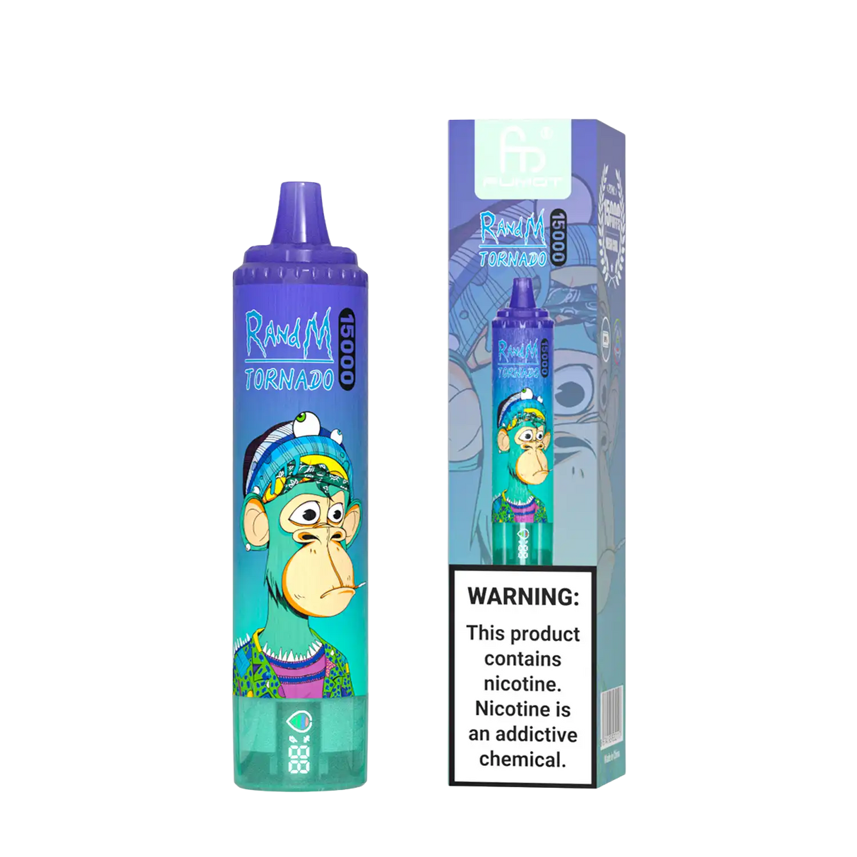 RandM Tornado 15000 | Blueberry on Ice