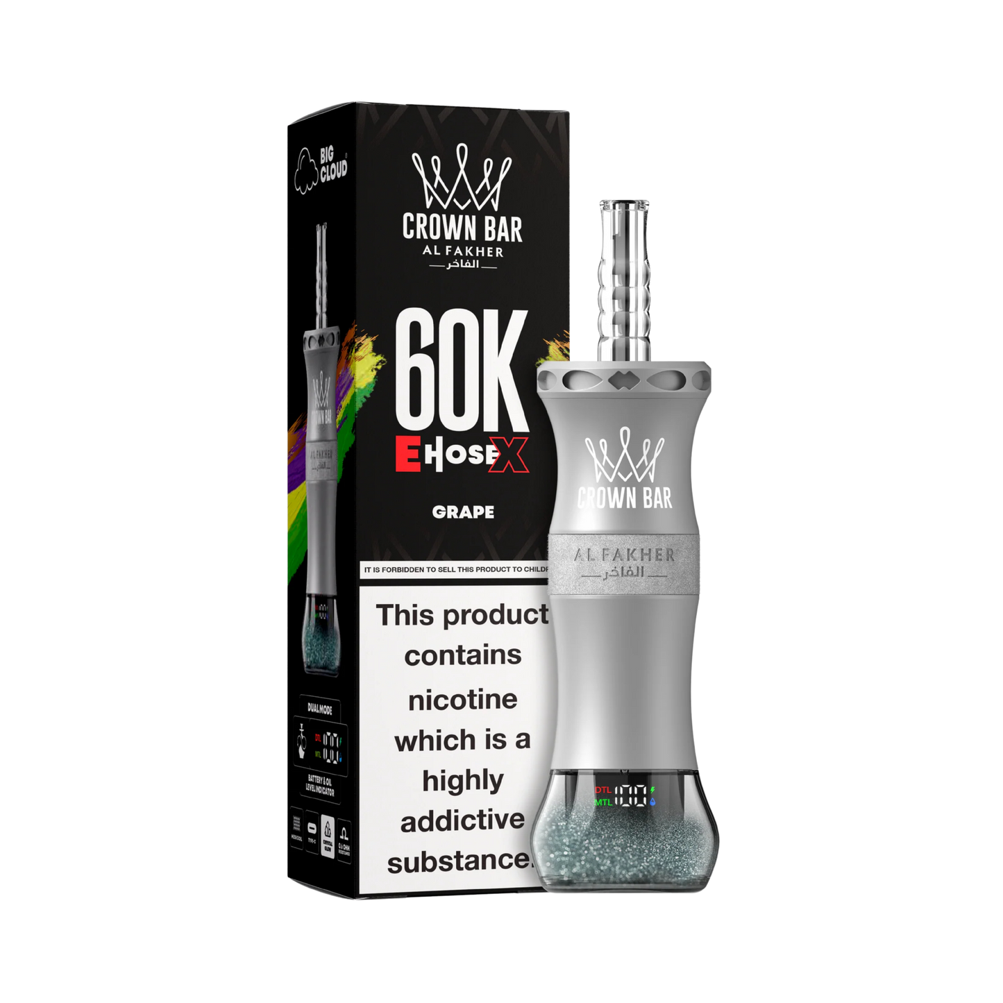 Al Fakher Crown Bar 60000 | Grape