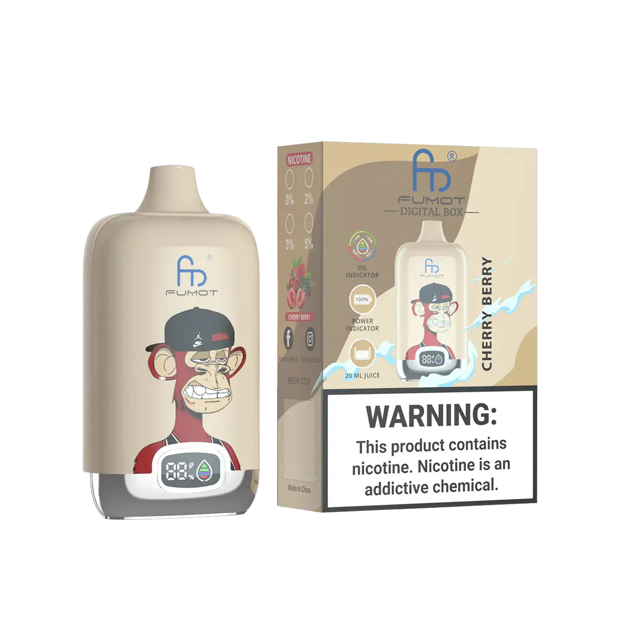 RandM Tornado 12000 | Cherry Berry