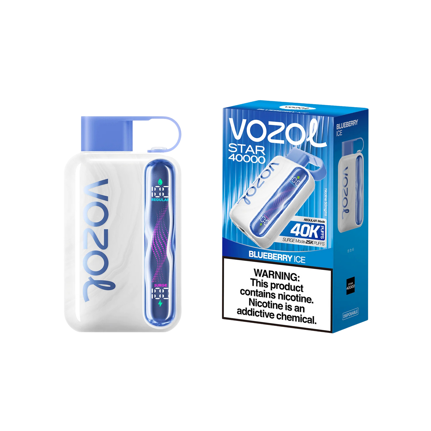 VOZOL STAR 40000 | Blueberry Ice