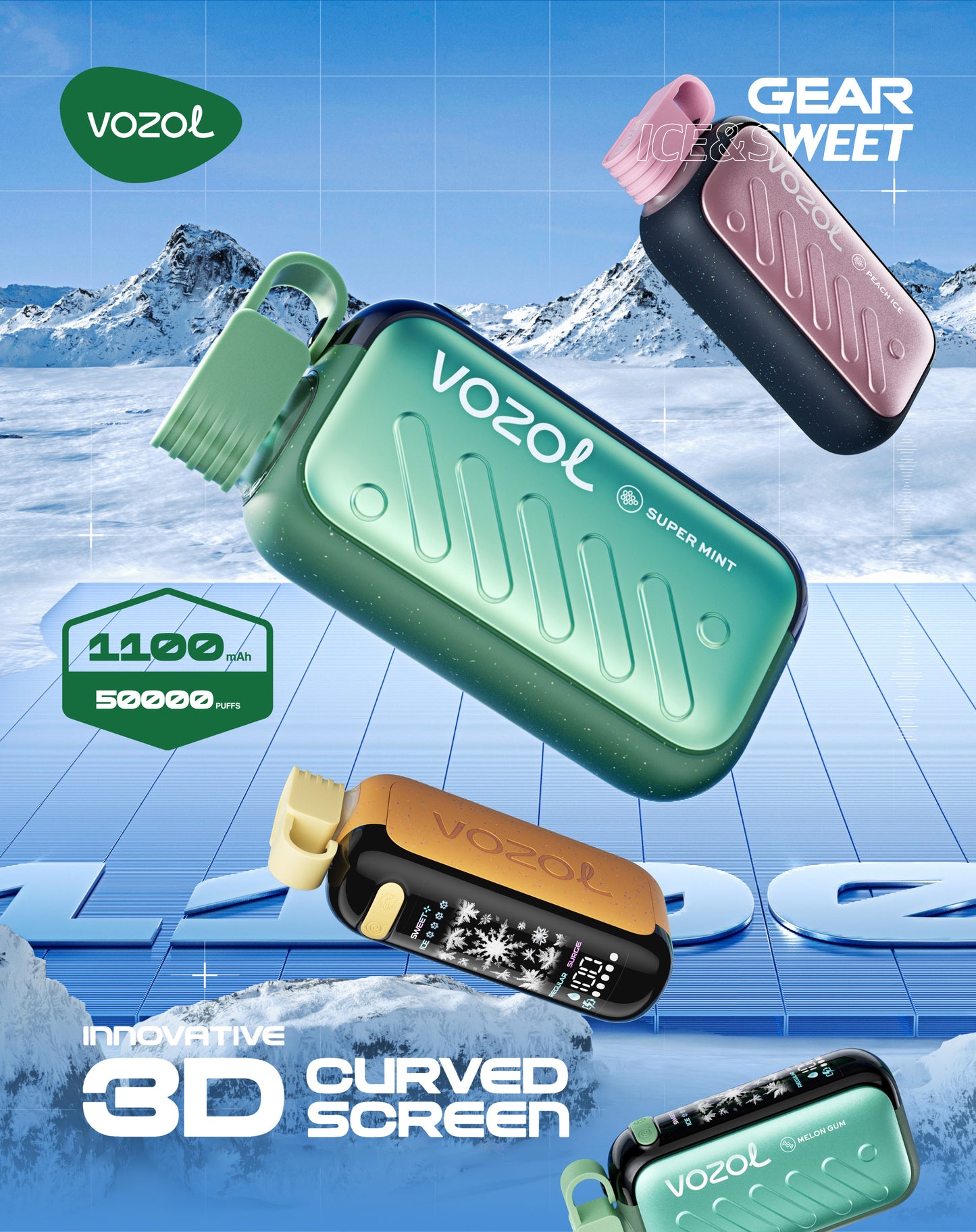 VOZOL ICE&SWEET 50K | Cherry Cola