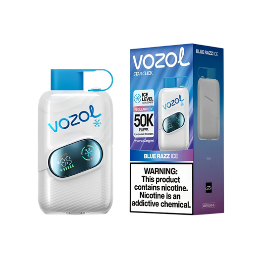 VOZOL STAR CLICK 50000 | Blue Razz Ice