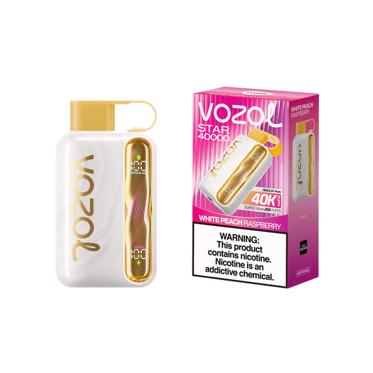 VOZO STAR 40000 | White Peach Raspberry