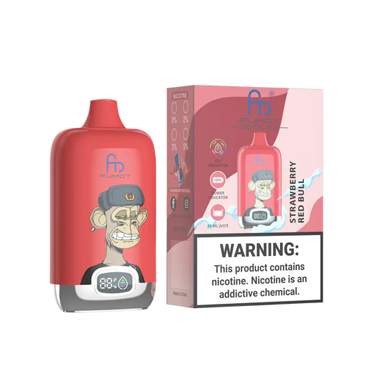 RandM Tornado 12000 | Strawberry RedBull