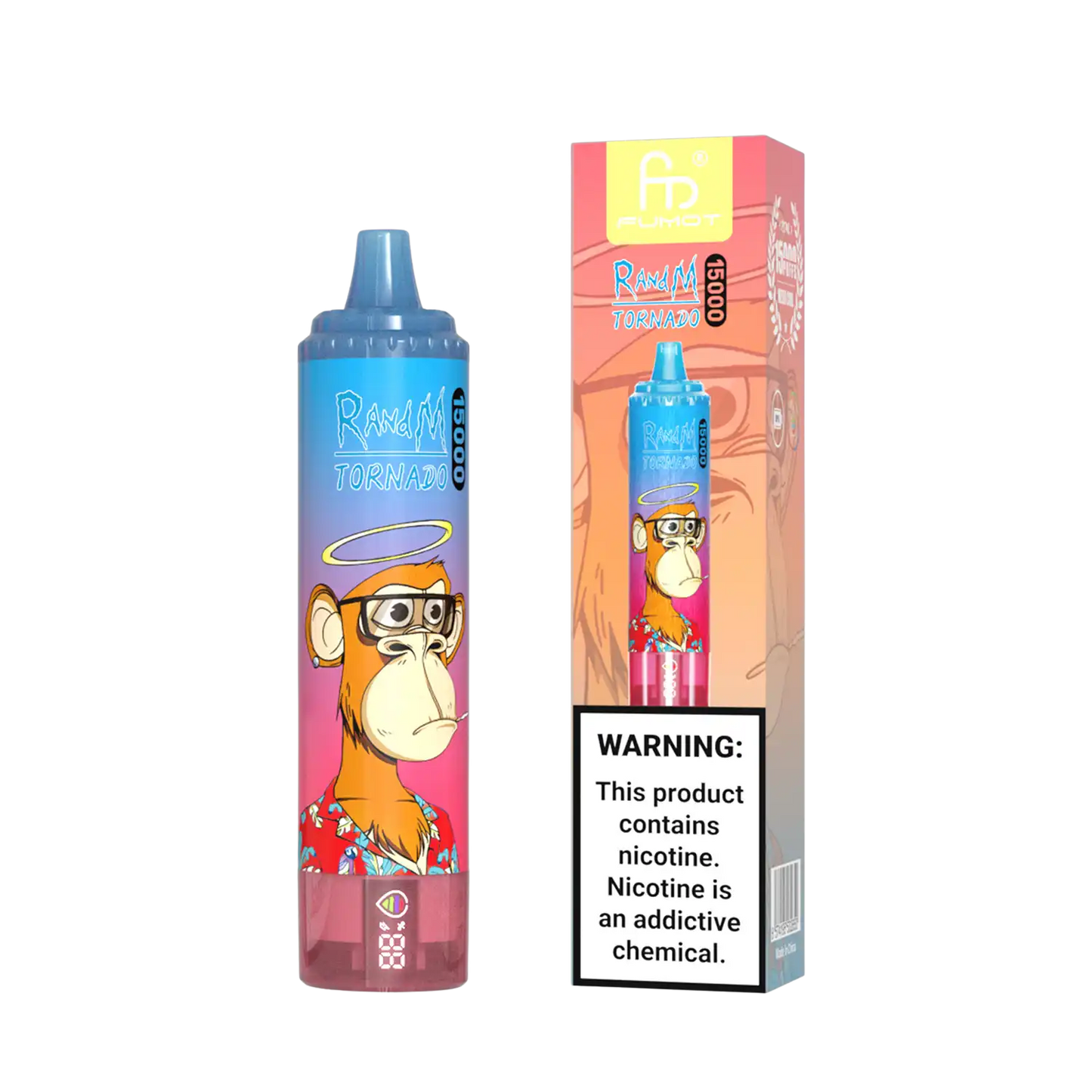 RandM Tornado 15000 | Blue Razz Cherry