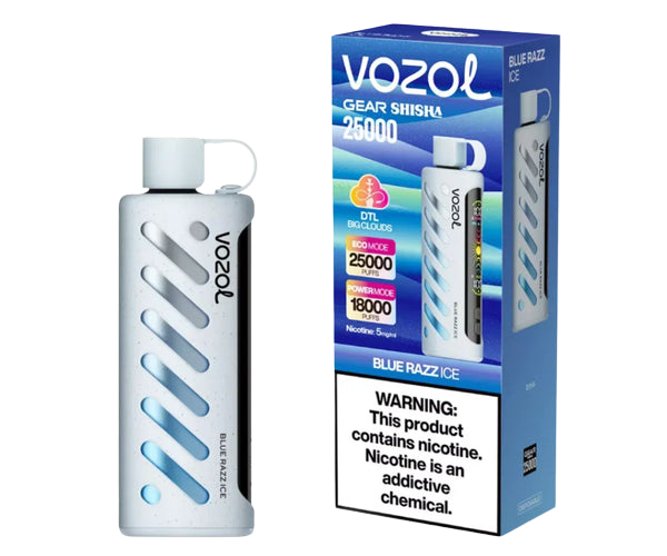 Vozol Shisha 25000 | Blue Razz Ice