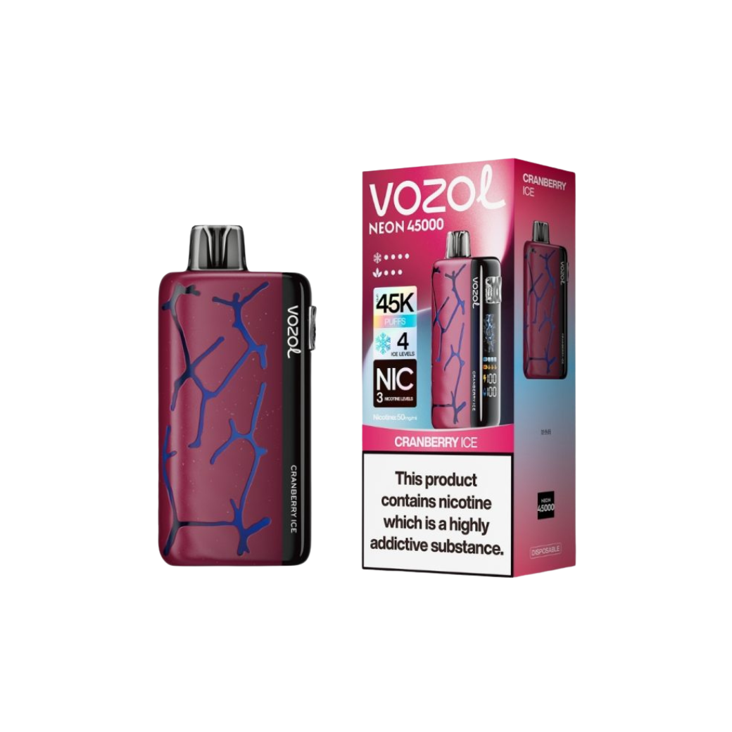 Vozol Neon 45000 | Cranberry Ice