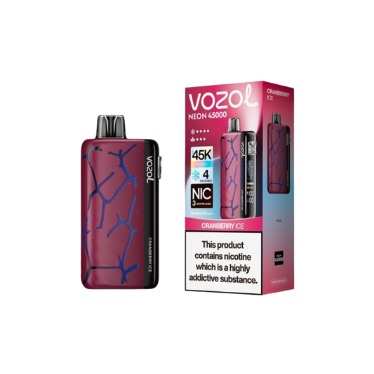 Vozol Neon 45000 | Cranberry Ice