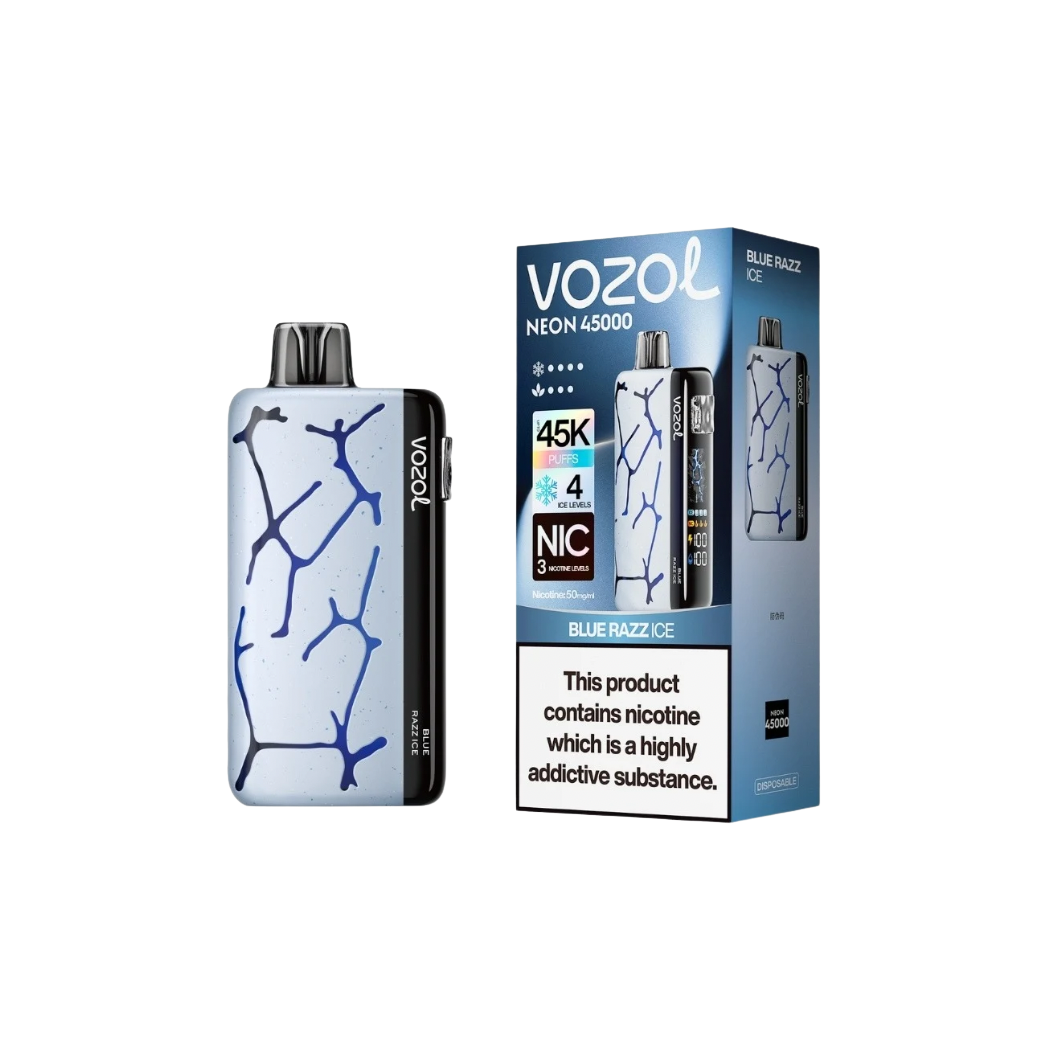 Vozol Neon 45000 | Blue Razz Ice