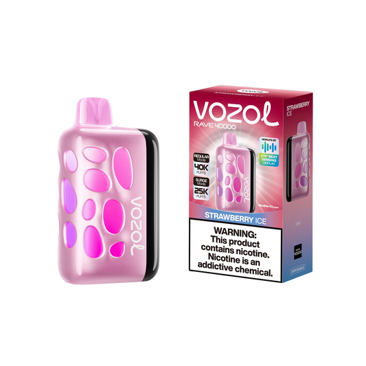 Vozol Rave 40000 | Strawberry Ice