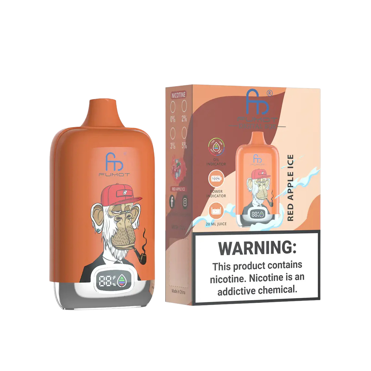 RandM Tornado 12000 | Red Apple Ice
