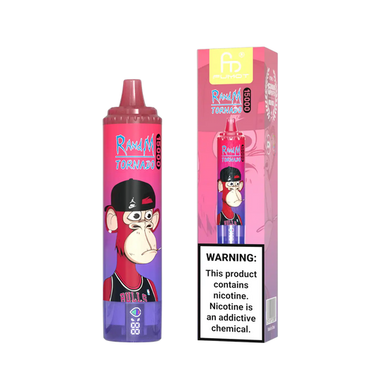 RandM Tornado 15000 | Bluesour Raspberry