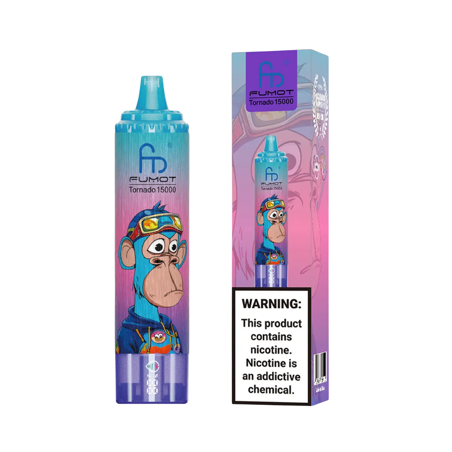 RandM Tornado 15000 I Blueberry Peach Ice