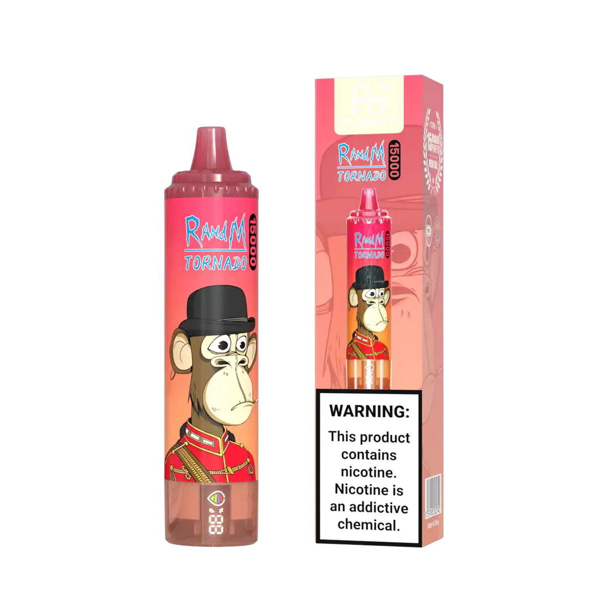 RandM Tornado 15000 I Red Energy Ice