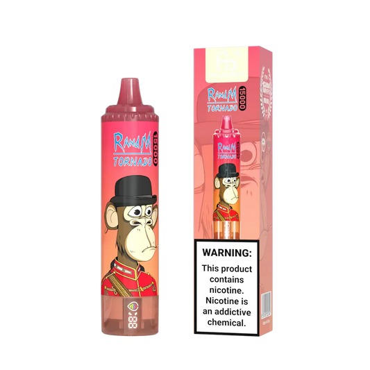 RandM Tornado 15000 I Red Energy Ice