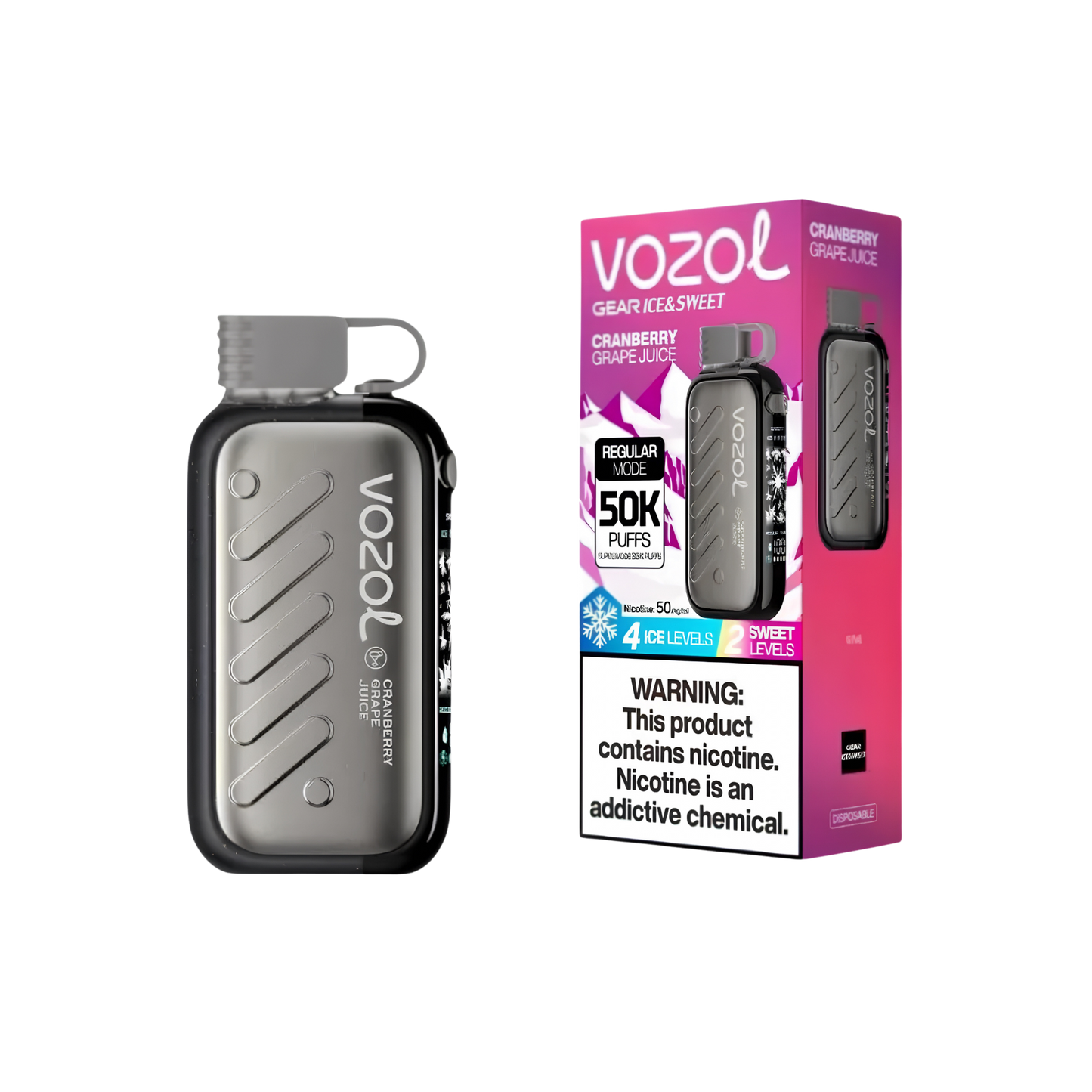 VOZOL GEAR POWER 50000 | Cranberry Grape Juice