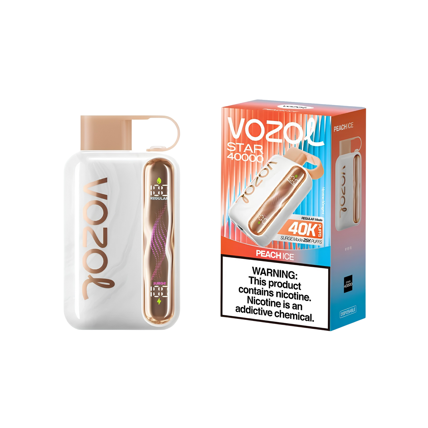 VOZOL STAR 40000 | Peach Ice
