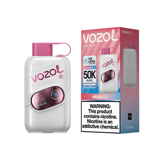 VOZOL STAR CLICK 50000 | Peach Ice